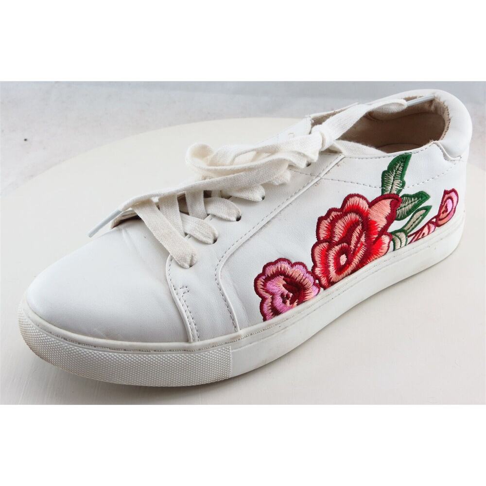 Kenneth Cole Reaction Fashion Sneakers White Synthetic Women 7.5 Medium